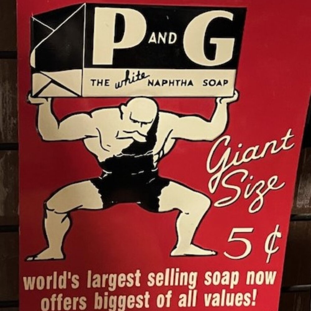 P & G SOAP Sign - Picture 3 of 5